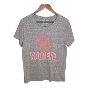 University of Oklahoma Sooners OU Gray Women's Large T-Shirt College Football